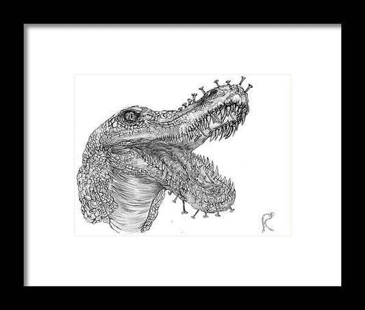 Crocodile Tears - Framed Print