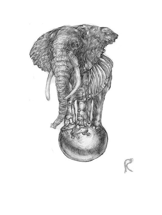 Its A Balancing Act - Art Print