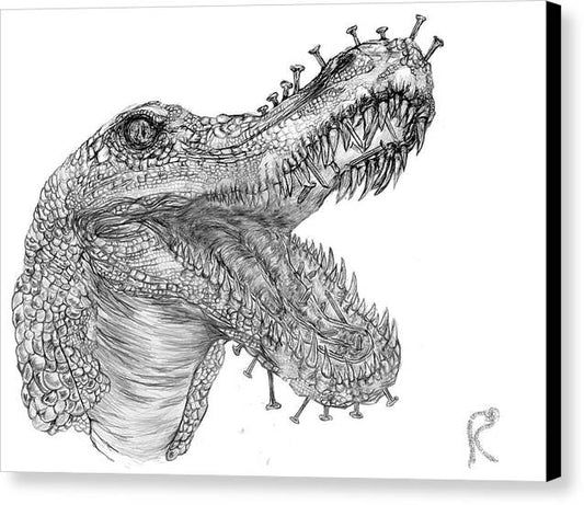 Crocodile Tears - Canvas Print