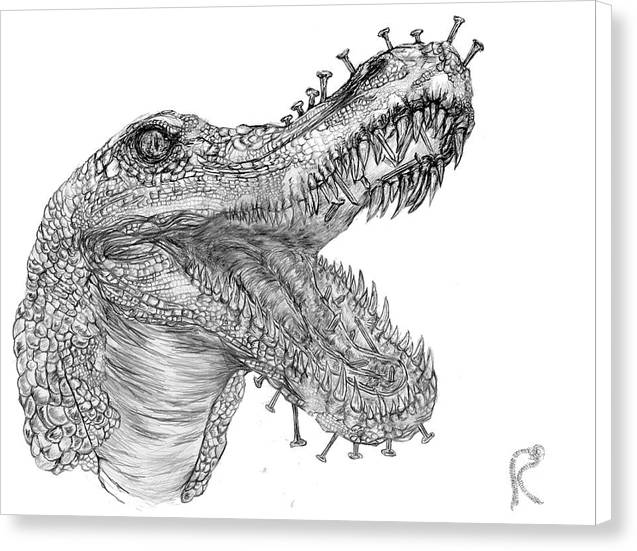 Crocodile Tears - Canvas Print