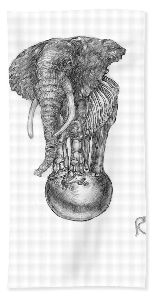 Its A Balancing Act - Beach Towel